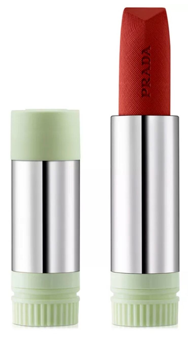 Prada Beauty Monochrome Hyper Matte Nude Refillable Lipstick*B03 - MAHOGANY